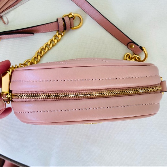 Tory Burch Kira Chevron Camera Bag EUC - Picture 8 of 15